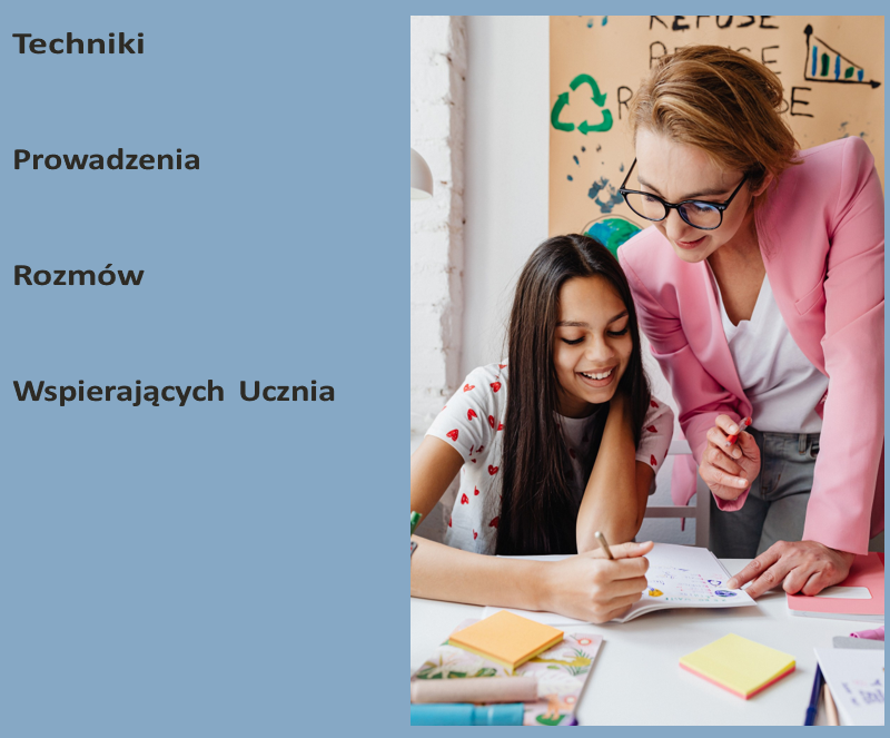 Techniki prowadzenia rozmów wspierających ucznia prezentacja