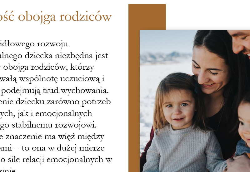 Rola więzi emocjonalnych w rodzinie