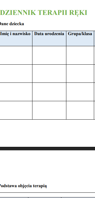 Dziennik terapii ręki - obrazek 11