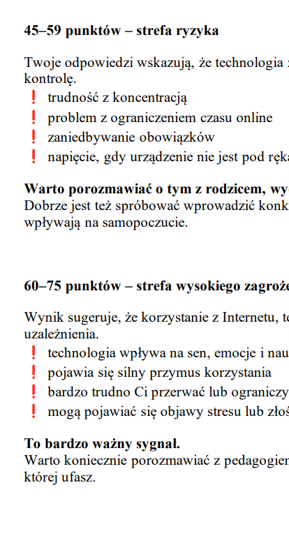 ZESTAW 3 ANKIET-SMARTFONY I PROBLEMY Z NAUKĄ - obrazek 12