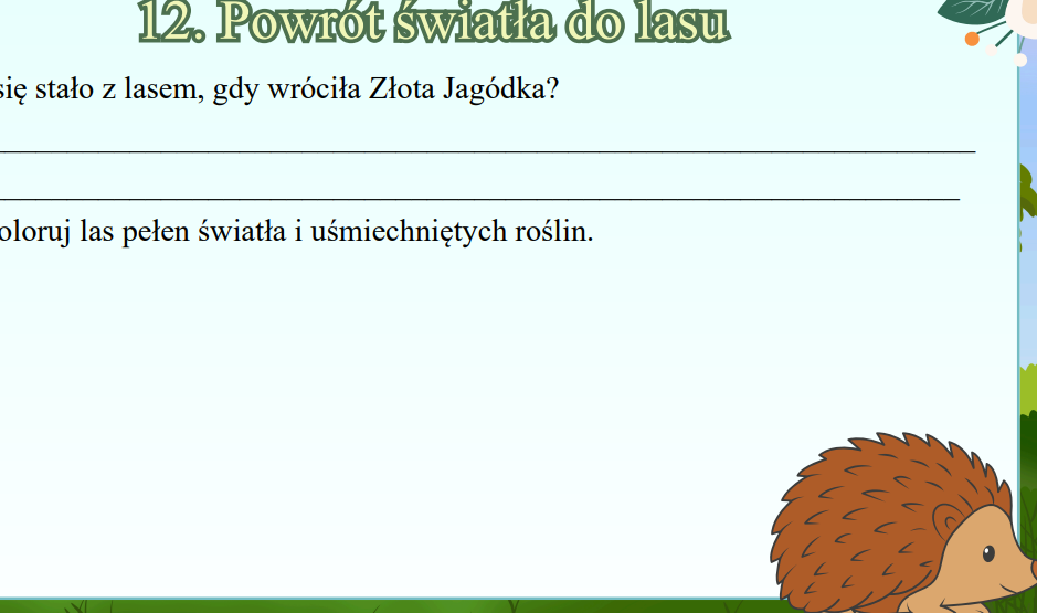 MISIOWA BAJKA-Przygody Misia Borutka - obrazek 3