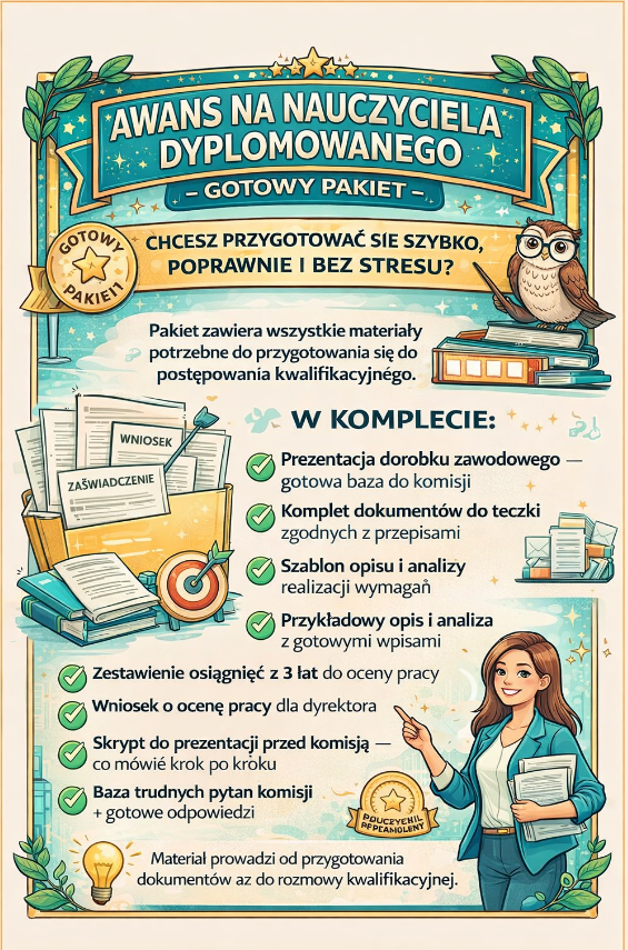 AWANS NA NAUCZYCIELA DYPLOMOWANEGO-Ebook - obrazek 2
