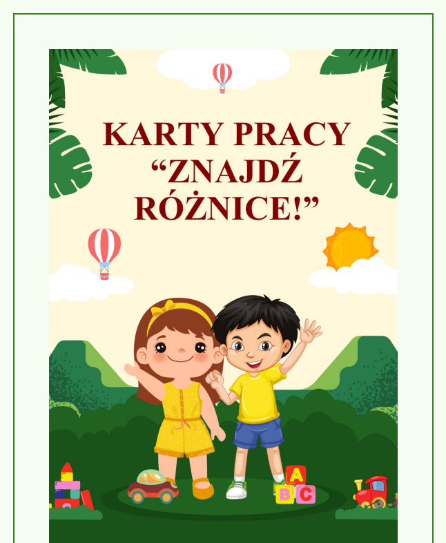 40 KART PRACY ,,Znajdowanie różnic" 75 stron