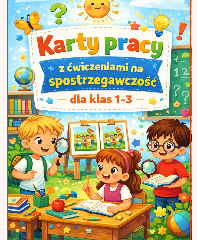 ĆWICZENIA NA KONCENTRACJĘ I SPOSTRZEGAWCZOŚĆ dla klas 1-3