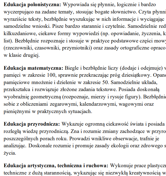 OCENY OPISOWE-KLASA 2 - obrazek 5