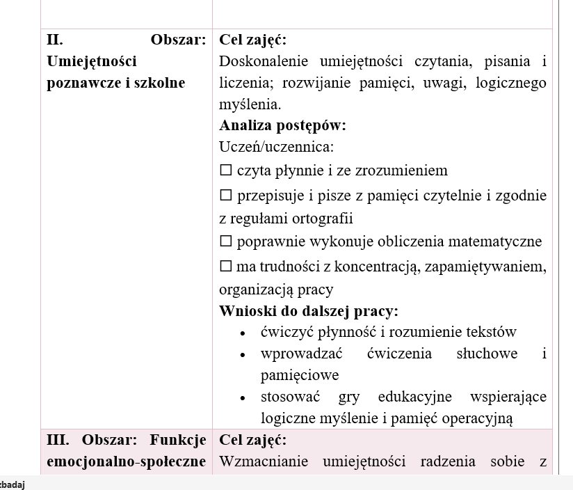 Psycholog szkolny-roczne sprawozdanie z pracy w szkole r2025/2026 - obrazek 5