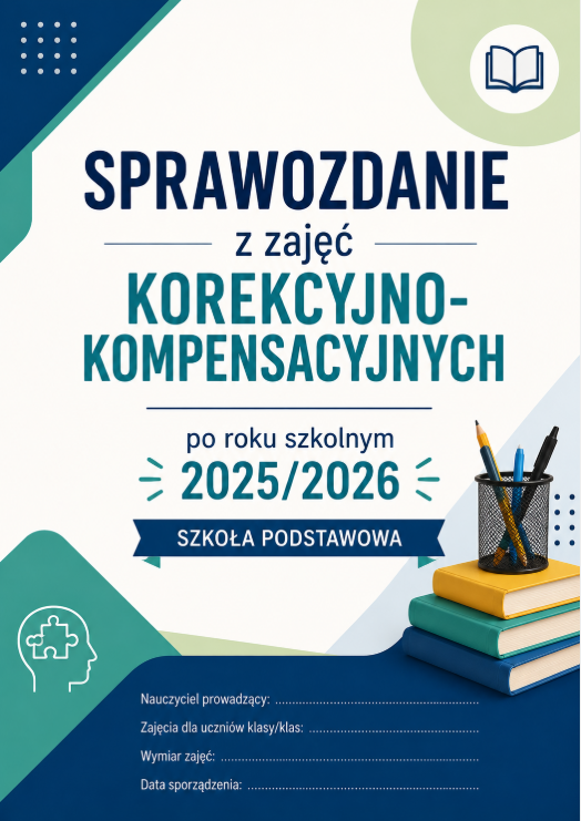 Sprawozdanie z zajęć korekcyjno-kompensacyjnych po roku szkolnym 2025/2026 klasy 1-8