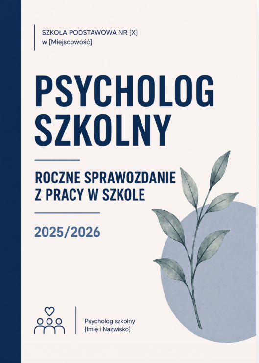 Psycholog szkolny-roczne sprawozdanie z pracy w szkole r2025/2026