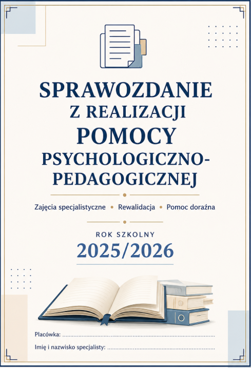 Sprawozdanie z udzielanej  pomocy psychologiczno-pedagogicznej