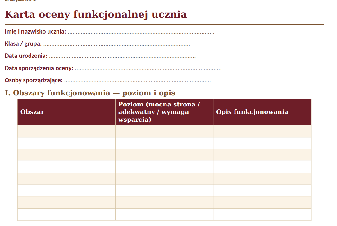 OCENA FUNKCJONALNA UCZNIA -E-BOOK 350 STRON - obrazek 14