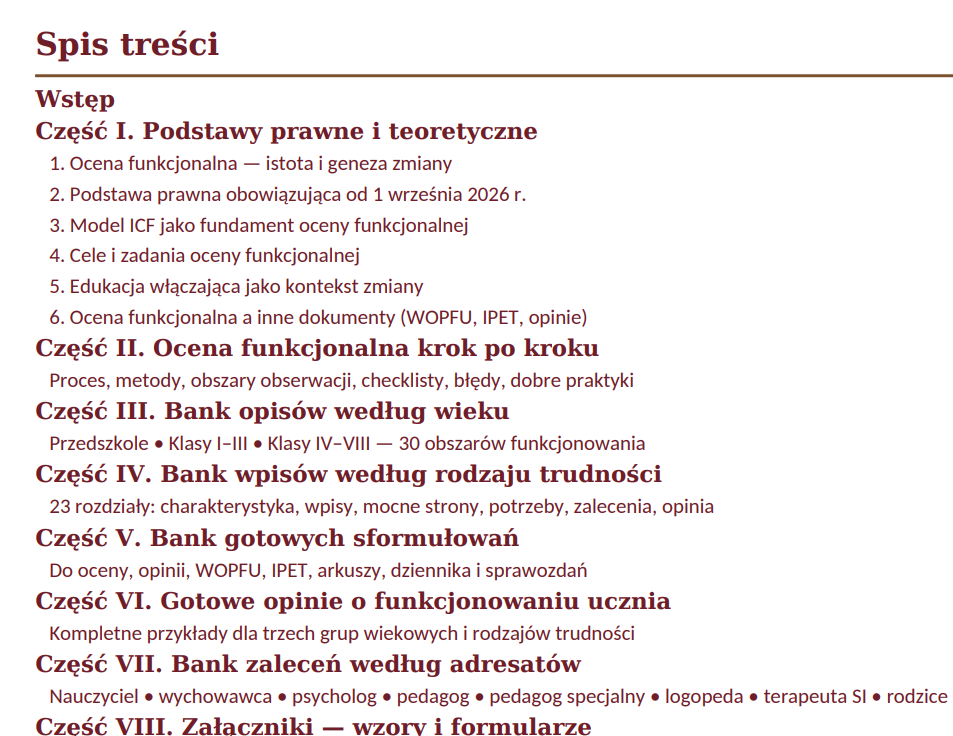 OCENA FUNKCJONALNA UCZNIA -E-BOOK 350 STRON - obrazek 6