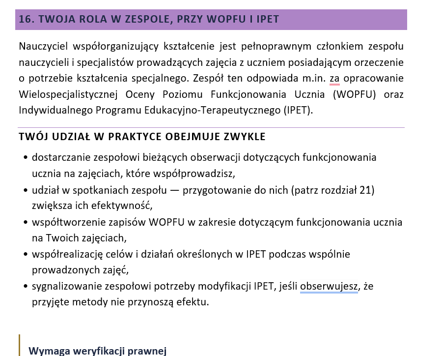 Teczka nauczyciela współorganizującego 2026/2027 + GRATIS Zeszyt na start - obrazek 14