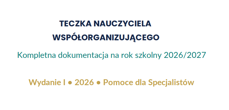 Teczka nauczyciela współorganizującego 2026/2027 + GRATIS Zeszyt na start - obrazek 13