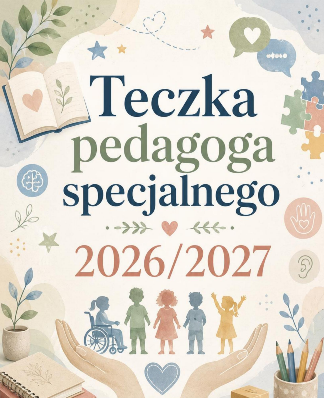 Teczka pedagoga specjalnego 2026/2027 + GRATIS Zeszyt na start