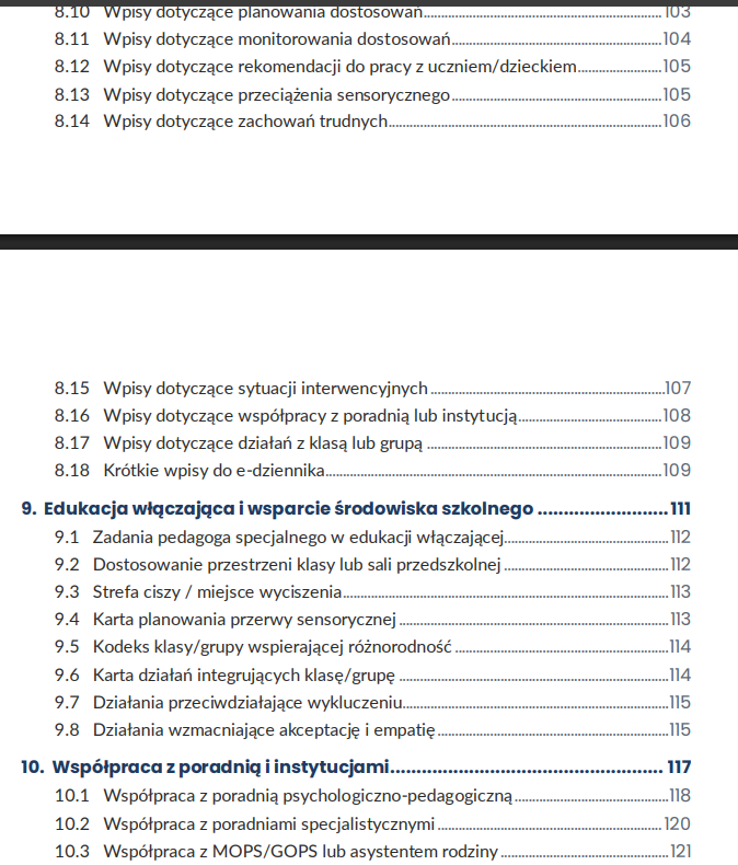 Teczka pedagoga specjalnego 2026/2027 + GRATIS Zeszyt na start - obrazek 14