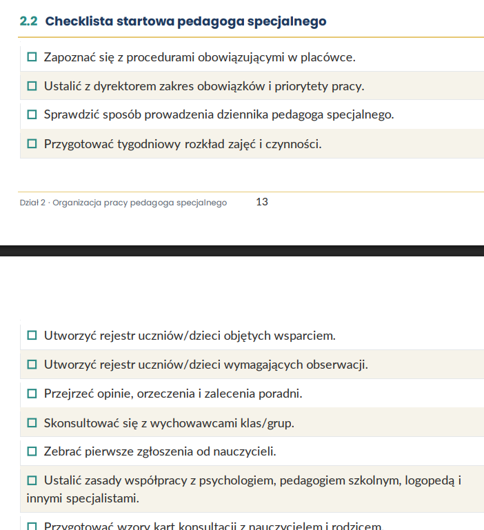 Teczka pedagoga specjalnego 2026/2027 + GRATIS Zeszyt na start - obrazek 11