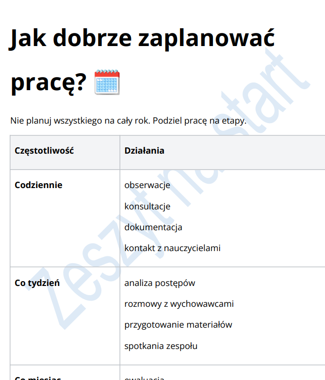 Teczka pedagoga specjalnego 2026/2027 + GRATIS Zeszyt na start - obrazek 7