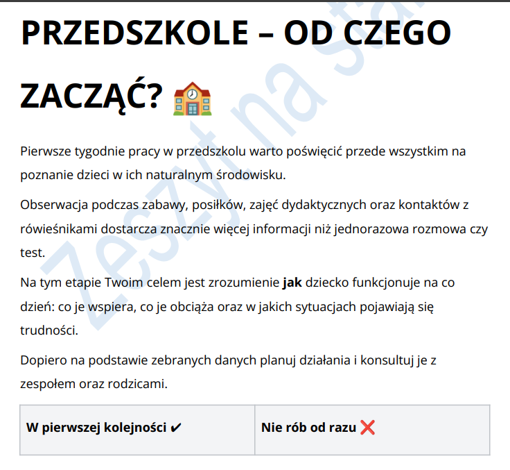 Teczka pedagoga specjalnego 2026/2027 + GRATIS Zeszyt na start - obrazek 5