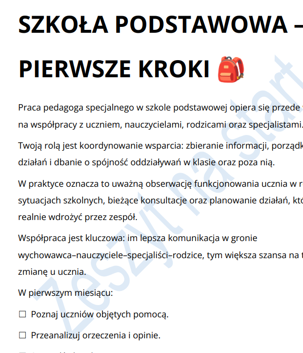 Teczka pedagoga specjalnego 2026/2027 + GRATIS Zeszyt na start - obrazek 3