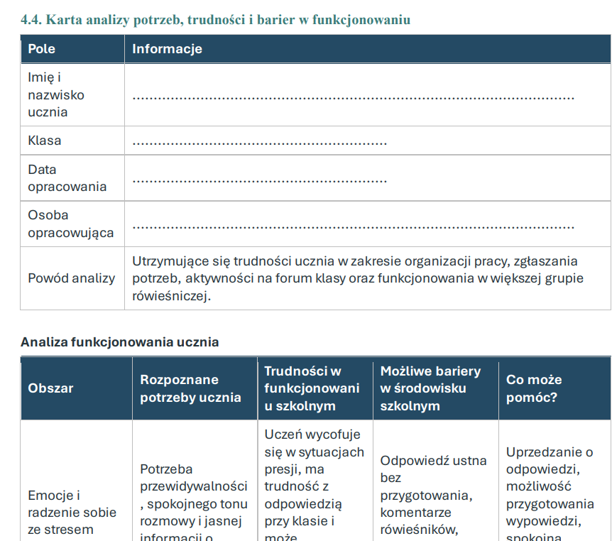 Teczka pedagoga szkolnego 2026/2027 + GRATIS Teczka Premium - obrazek 15
