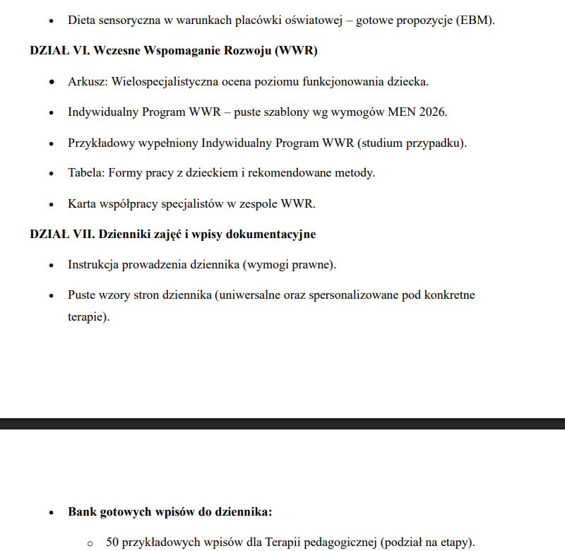 TECZKA SPECJALISTY-Terapeuty pedagogicznego 2026/2027 - obrazek 4