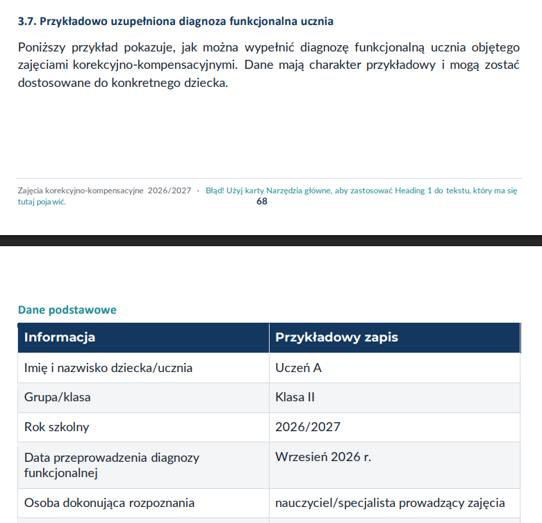 Zajęcia korekcyjno-kompensacyjne dziennik+karty pracy PAKIET - obrazek 12