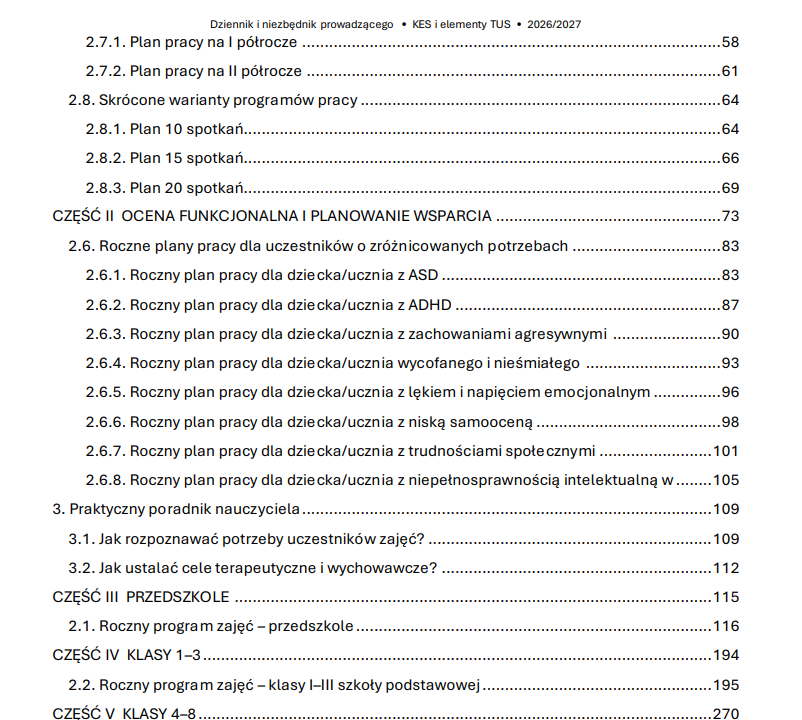 Dziennik i programy zajęć rozwijających kompetencje emocjonalno-społeczne 2026 - obrazek 31