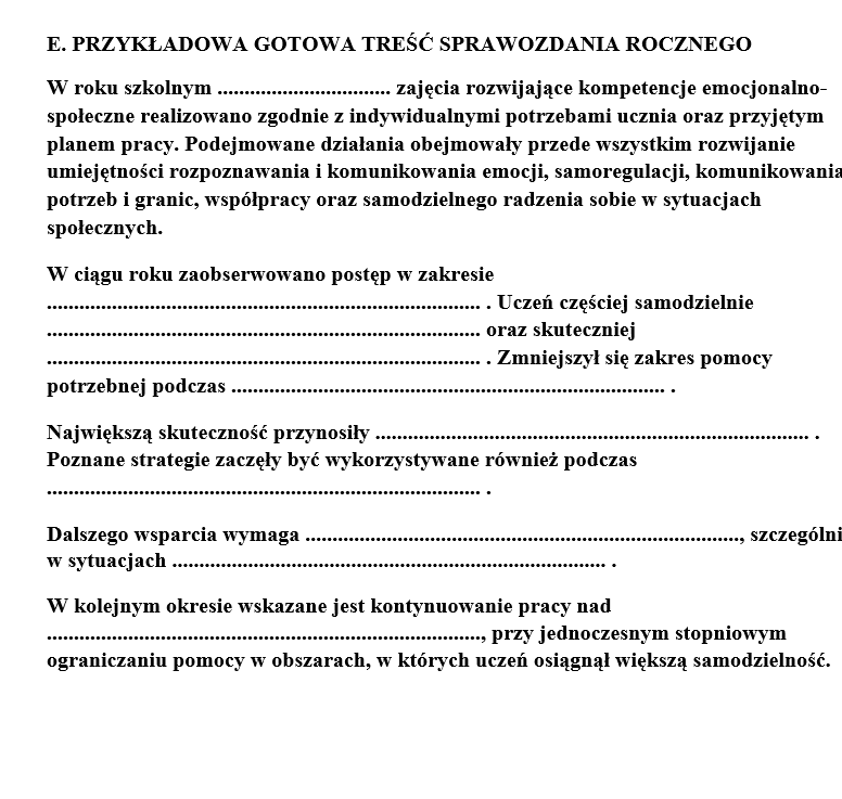 Dziennik i programy zajęć rozwijających kompetencje emocjonalno-społeczne 2026 - obrazek 13