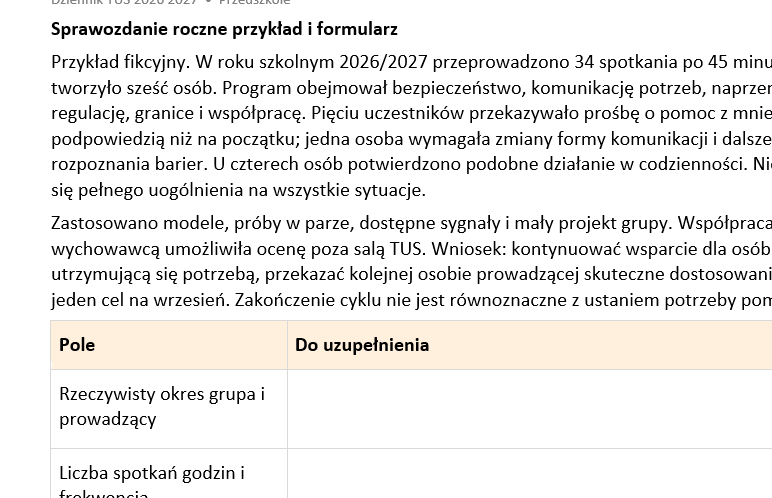 PAKIET TUS DLA PRZEDSZKOLA 2026/2027 - obrazek 6