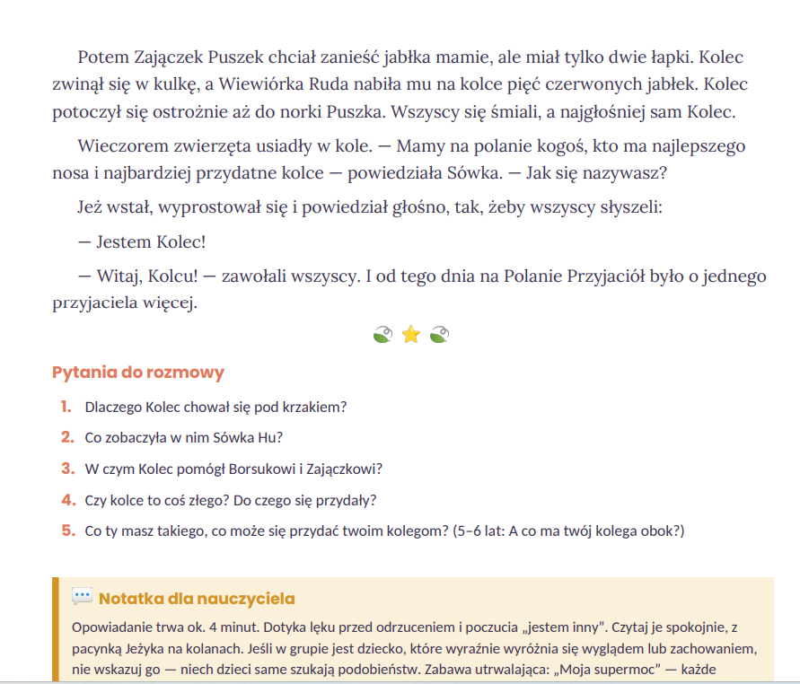 Tydzień budowania relacji — projekt dla przedszkola z gotowymi scenariuszami na 5 dni + 20 kart pracy - obrazek 21