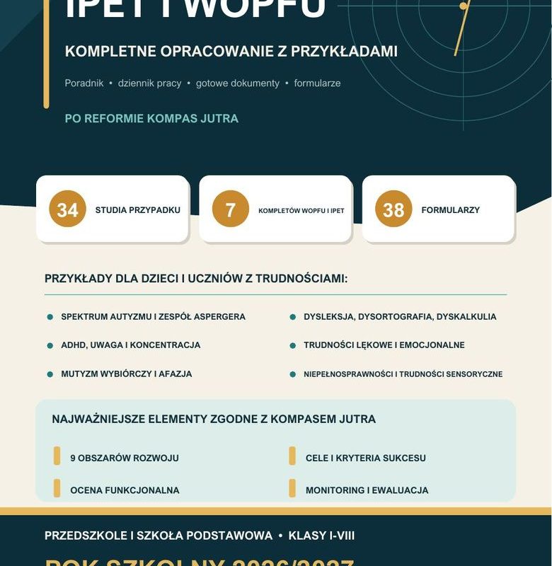 IPET i WOPFU 2026/2027 – poradnik z wypełnionymi przykładami i studiami przypadku + 38 formularzy