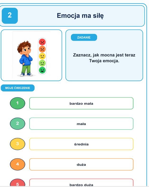 Karta pracy: Emocja ma siłę