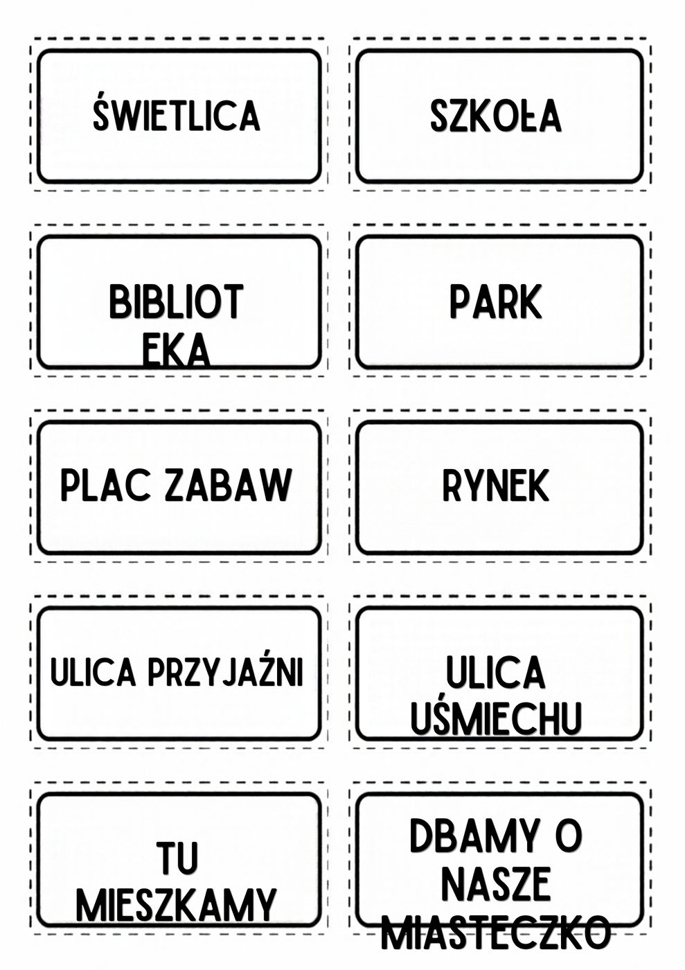 Wycinanki — mieszkańcy