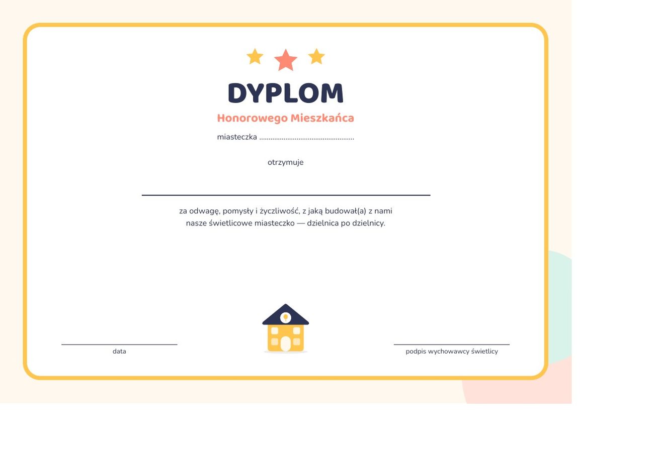 Dyplom Honorowego Mieszkańca