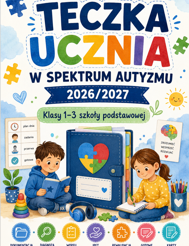 Teczka ucznia w spectrum autyzmu kl.1-3 r2026/2027